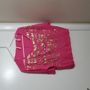 Hannah, one size, pink and gold